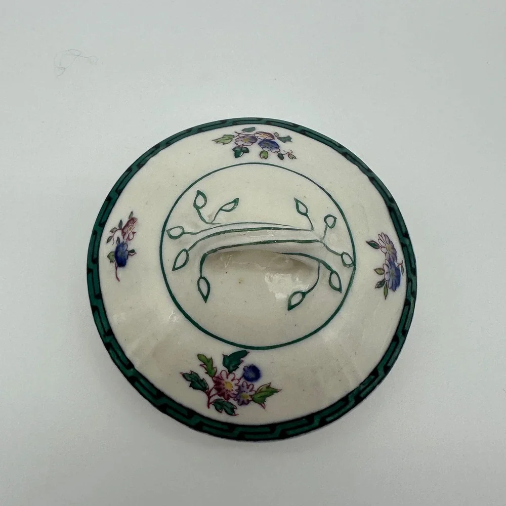 Wedgwood Floral Etruria England Tea Set Teapot Sugar Creamer A1793 Vintage 1922
